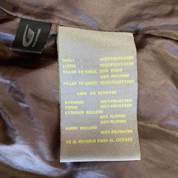 Kenneth Cole Reaction brown down women’s coat - Picture 8 of 8